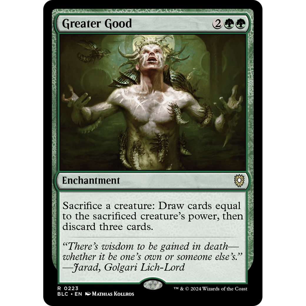 Greater Good (BLC-223) - Bloomburrow Commander
