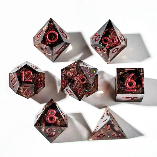 Deep Spice Nine 7-Piece Polyhedral Dice Set