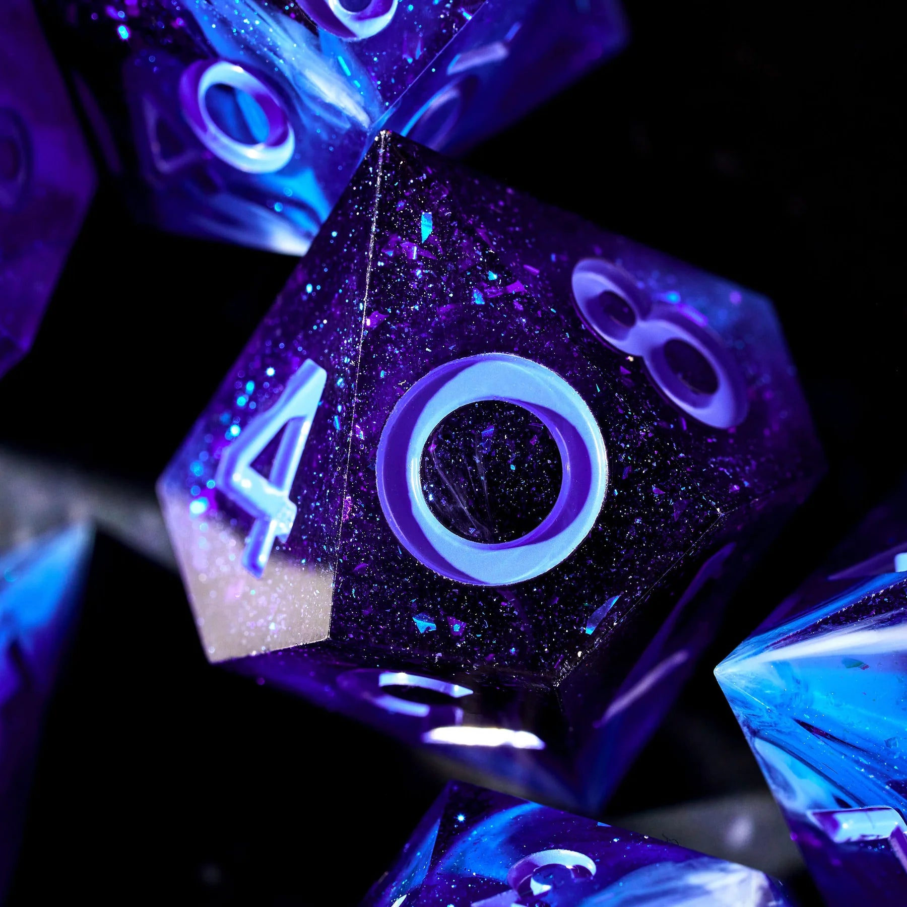 Deep Blue Sea 7-Piece Polyhedral Set