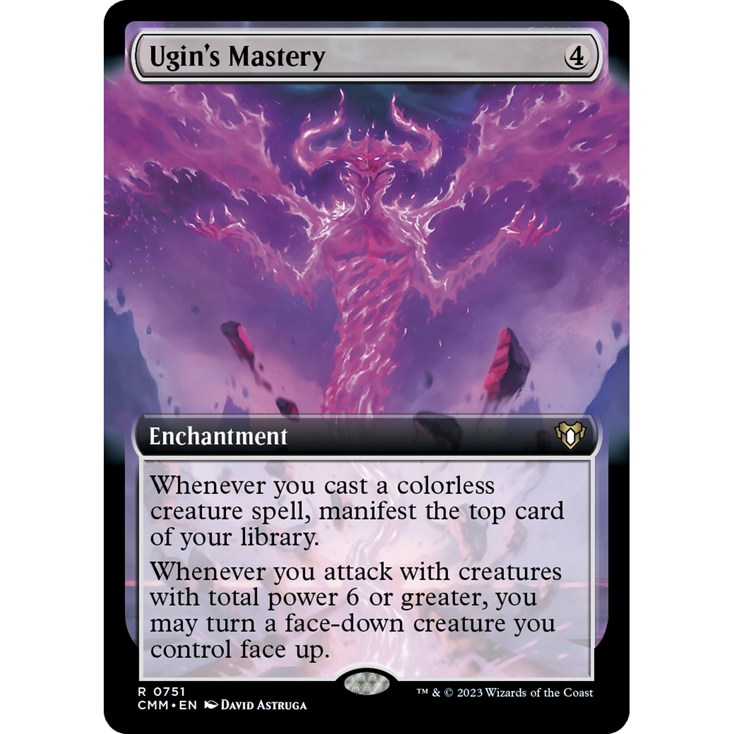 Ugin's Mastery (CMM-751) - Commander Masters: (Extended Art) Foil