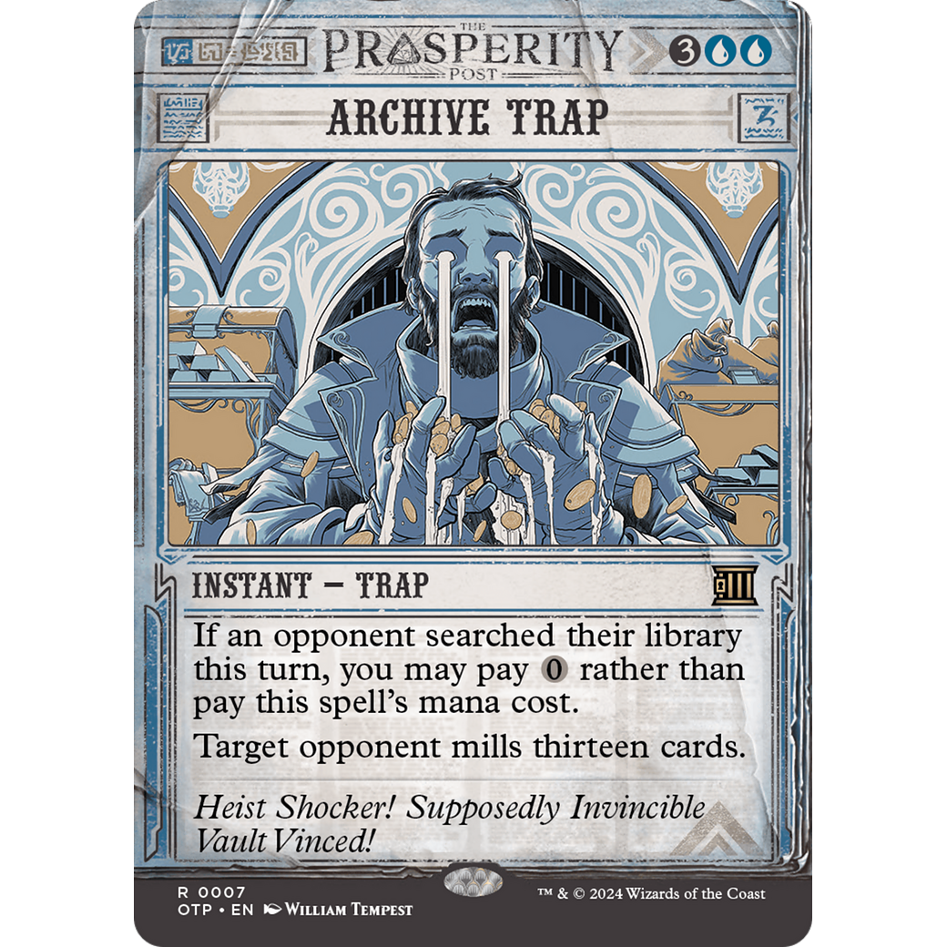 Archive Trap (OTP-007) - Breaking News: (Showcase) (Borderless)