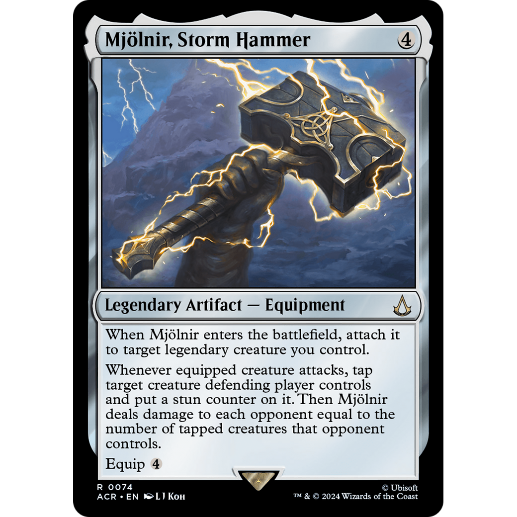 Mjolnir, Storm Hammer (ACR-074) - Assassin's Creed Foil