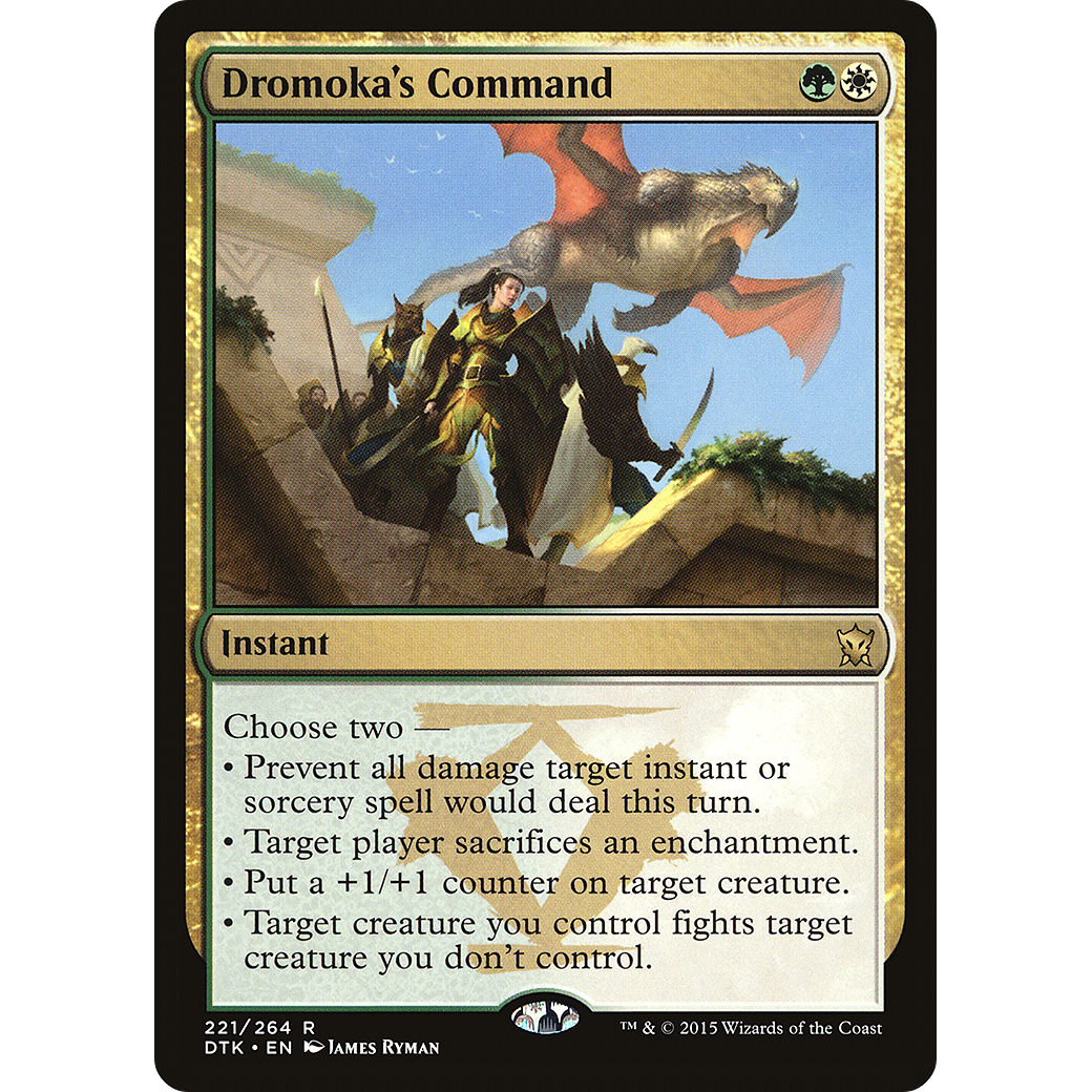 Dromoka's Command (DTK-221) - Dragons of Tarkir Foil