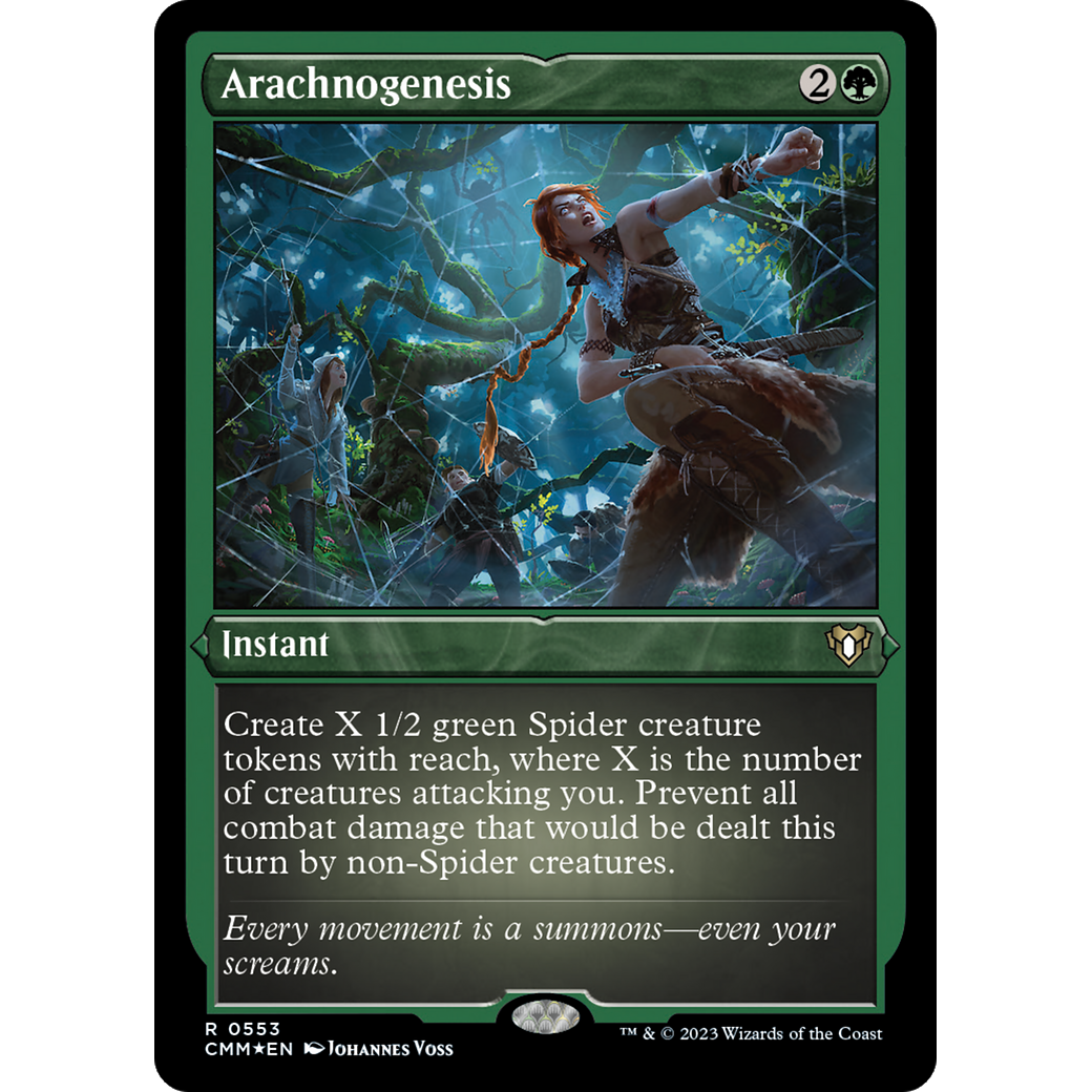 Arachnogenesis (CMM-553) - Commander Masters Etched Foil