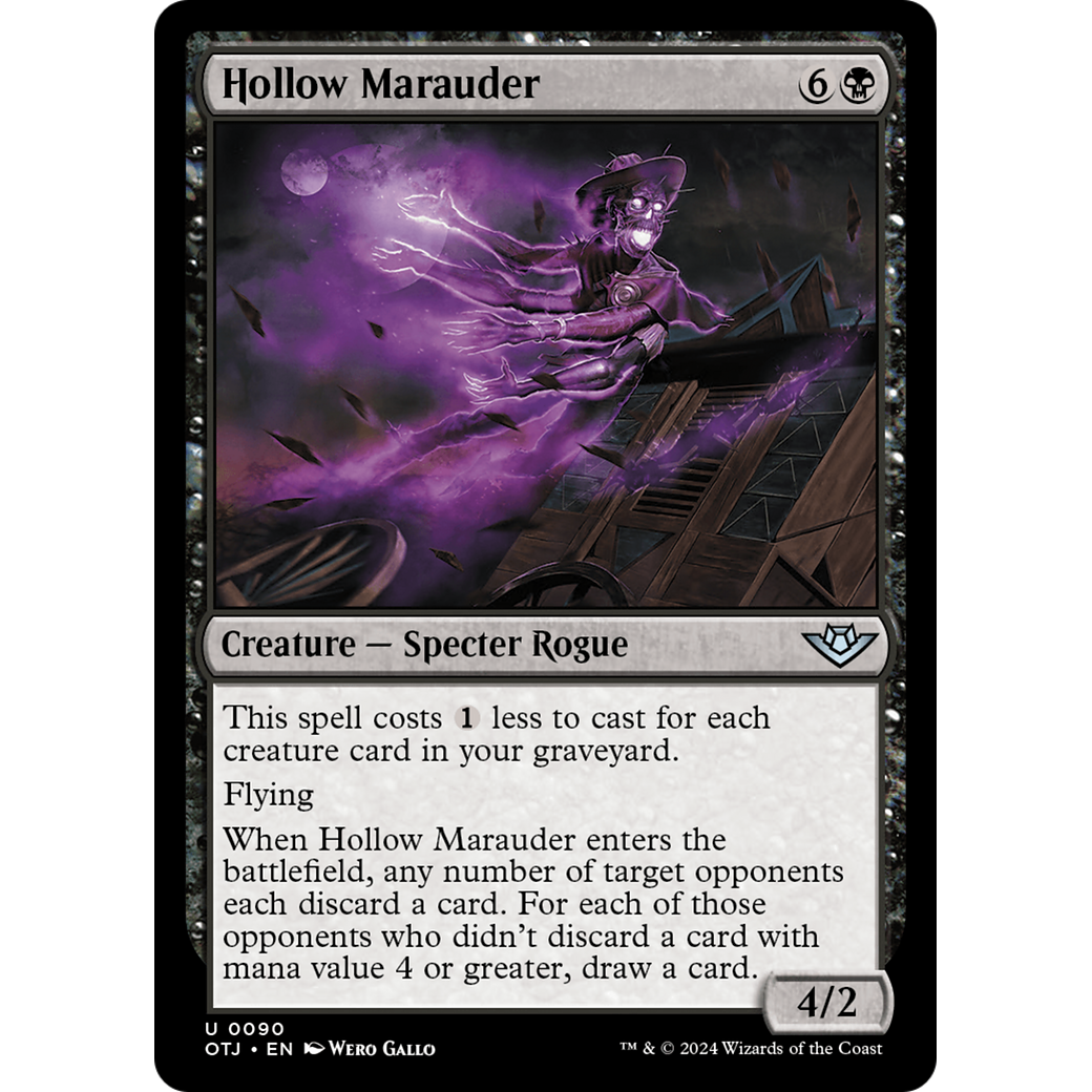 Hollow Marauder (OTJ-090) - Outlaws of Thunder Junction