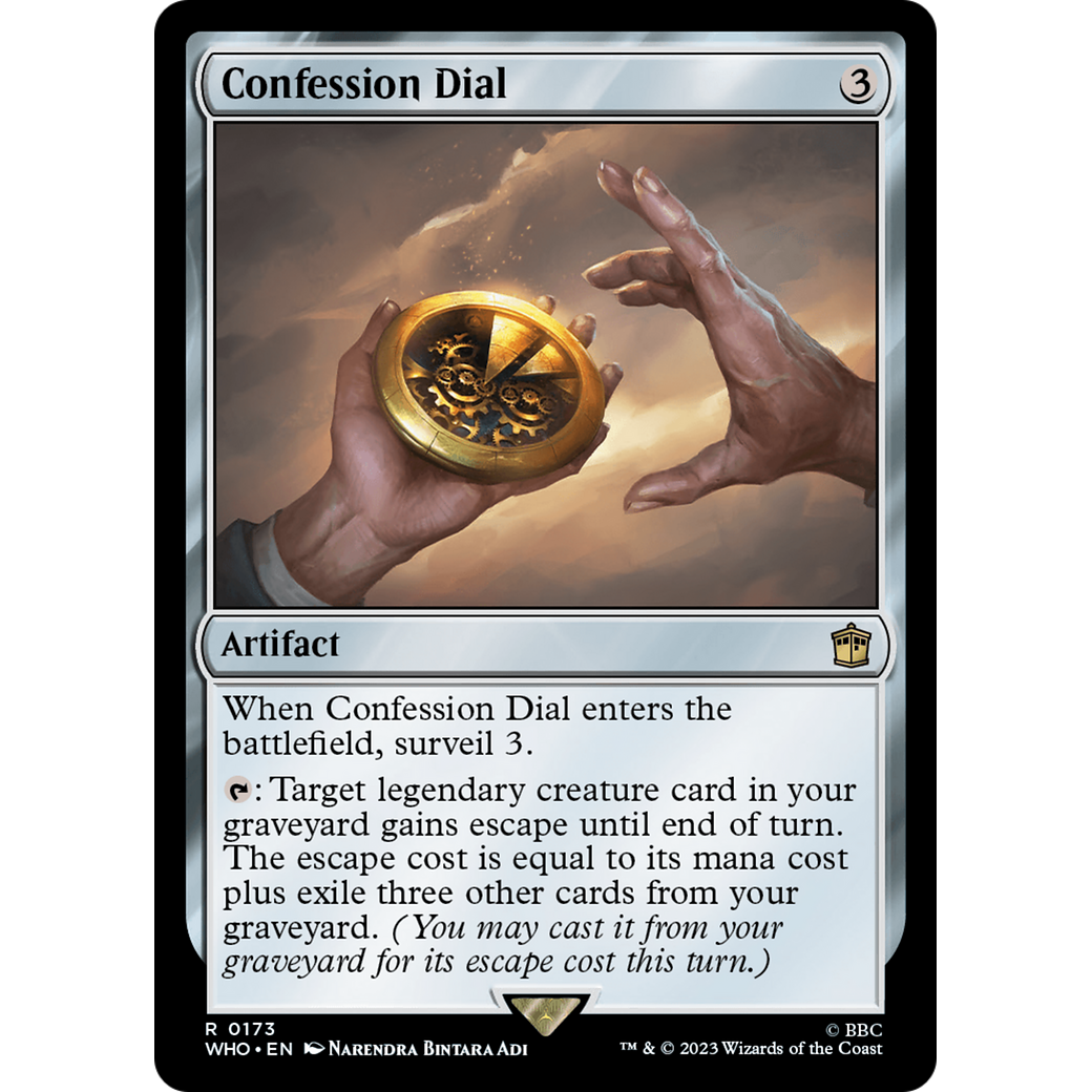 Confession Dial (WHO-173) - Doctor Who
