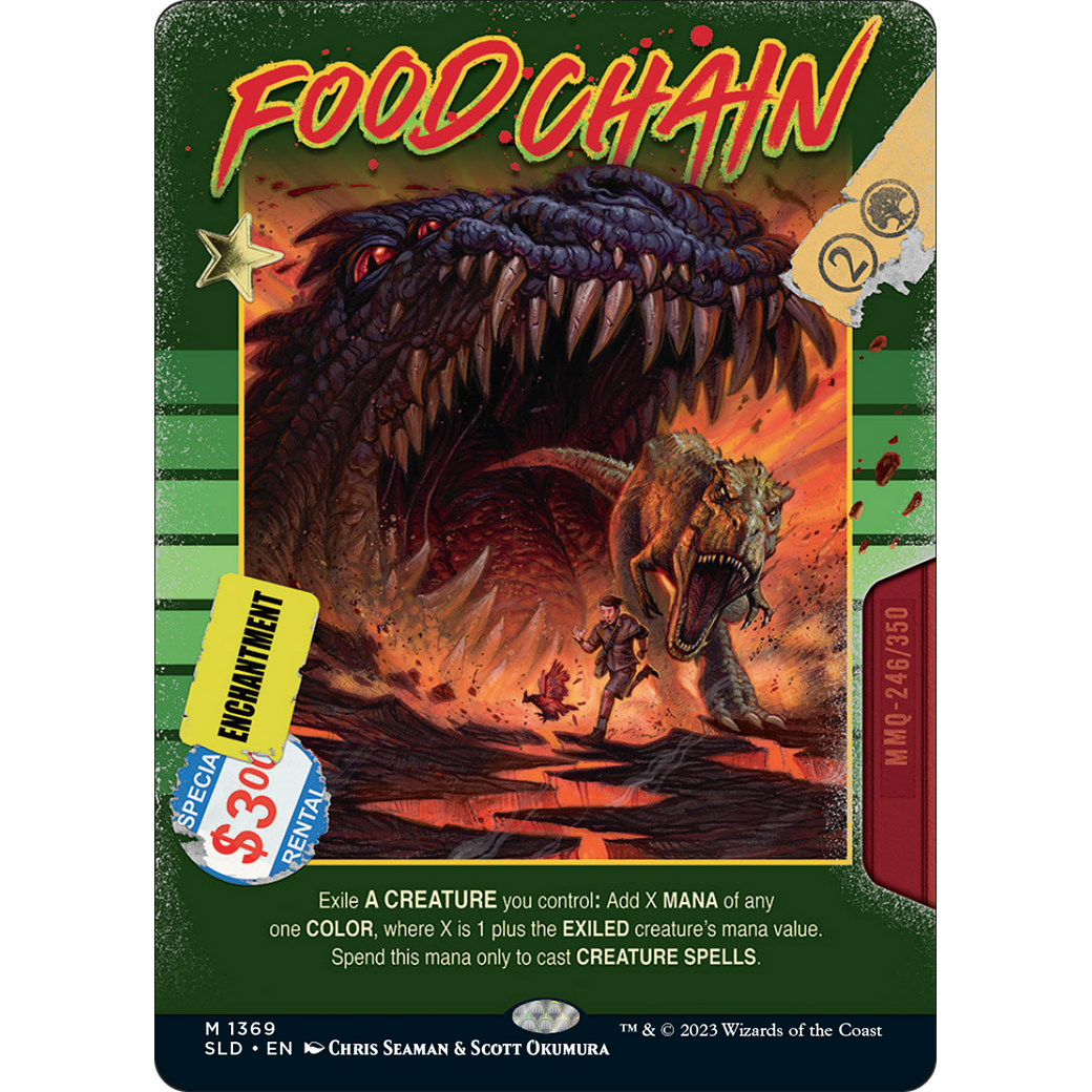 Food Chain (SLD-1369) - Secret Lair Drop: (Full Art) (Borderless)