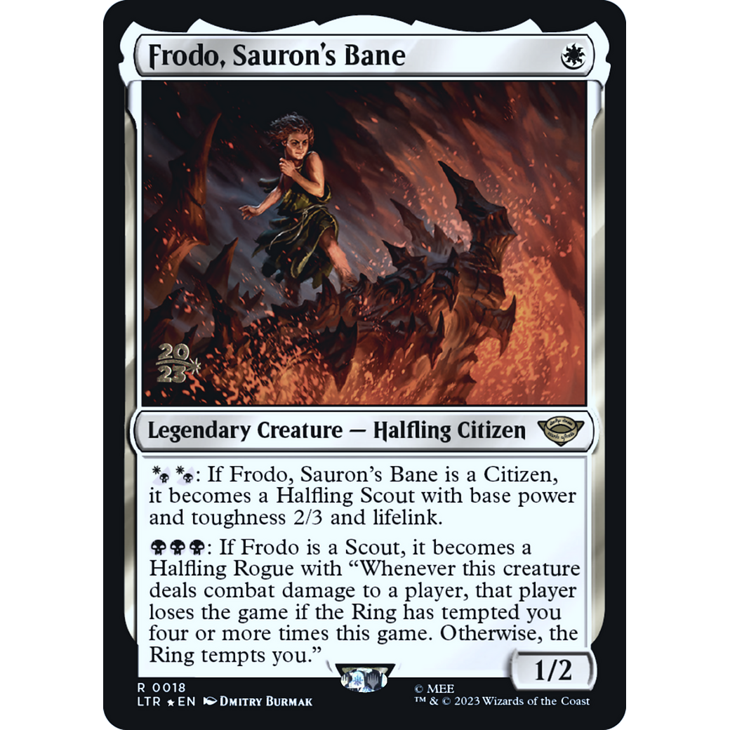 Frodo, Sauron's Bane (PRE-18S) - Tales of Middle-earth Promos Foil