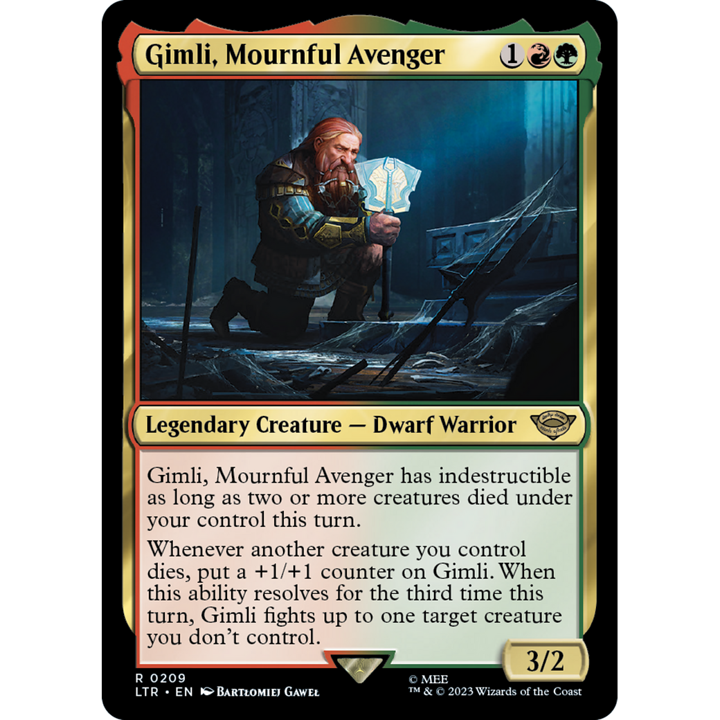 Gimli, Mournful Avenger (LTR-209) - The Lord of the Rings: Tales of Middle-earth