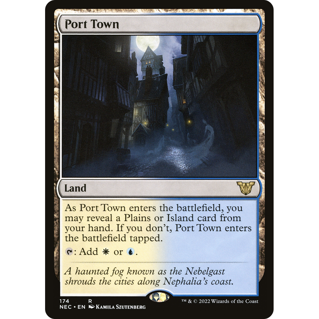 Port Town (NEC-174) - Neon Dynasty Commander