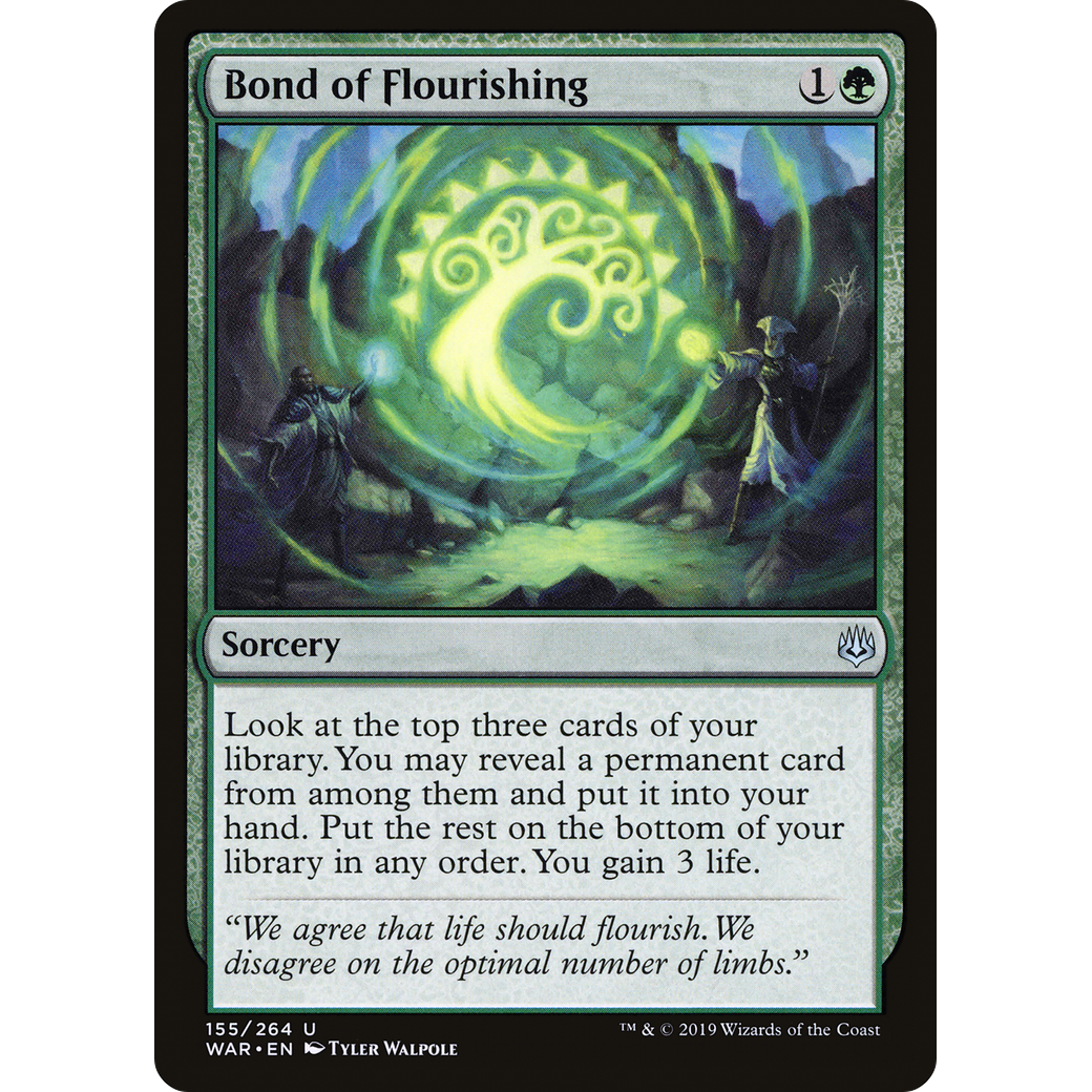 Bond of Flourishing (WAR-155) - War of the Spark