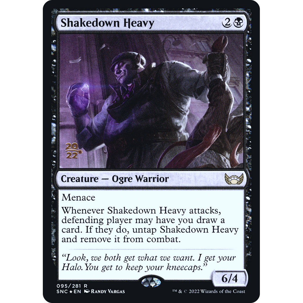 Shakedown Heavy (PRE-095) - Streets of New Capenna Promos Foil