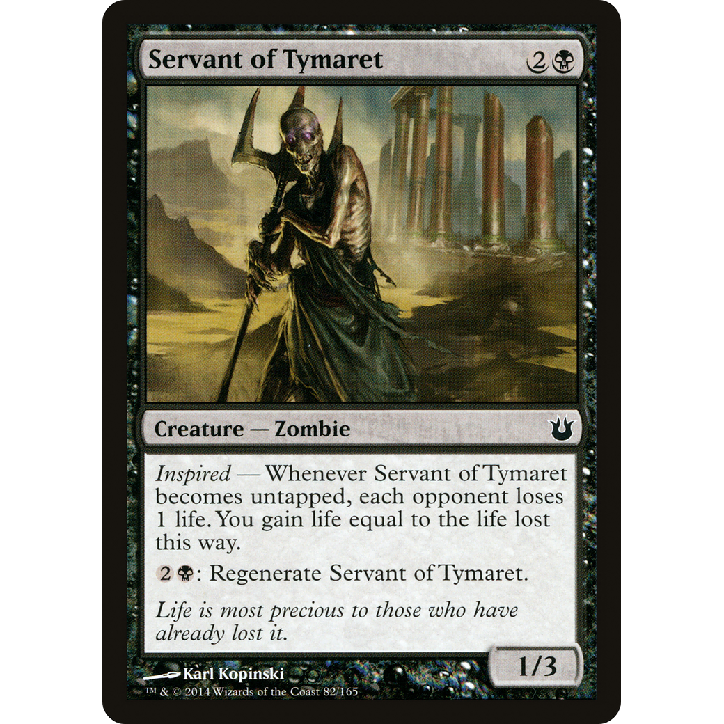 Servant of Tymaret (BNG-082) - Born of the Gods