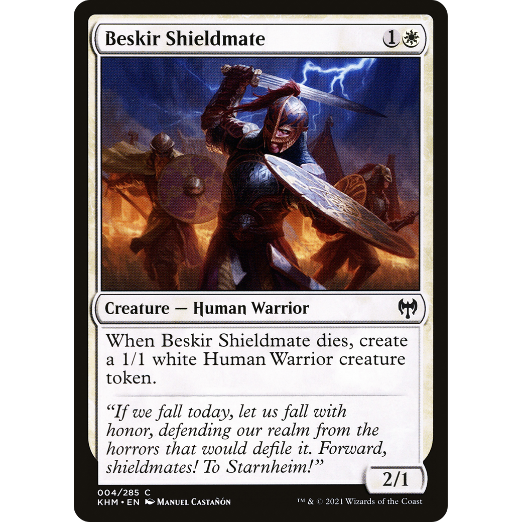 Beskir Shieldmate (KHM-004) - Kaldheim Foil