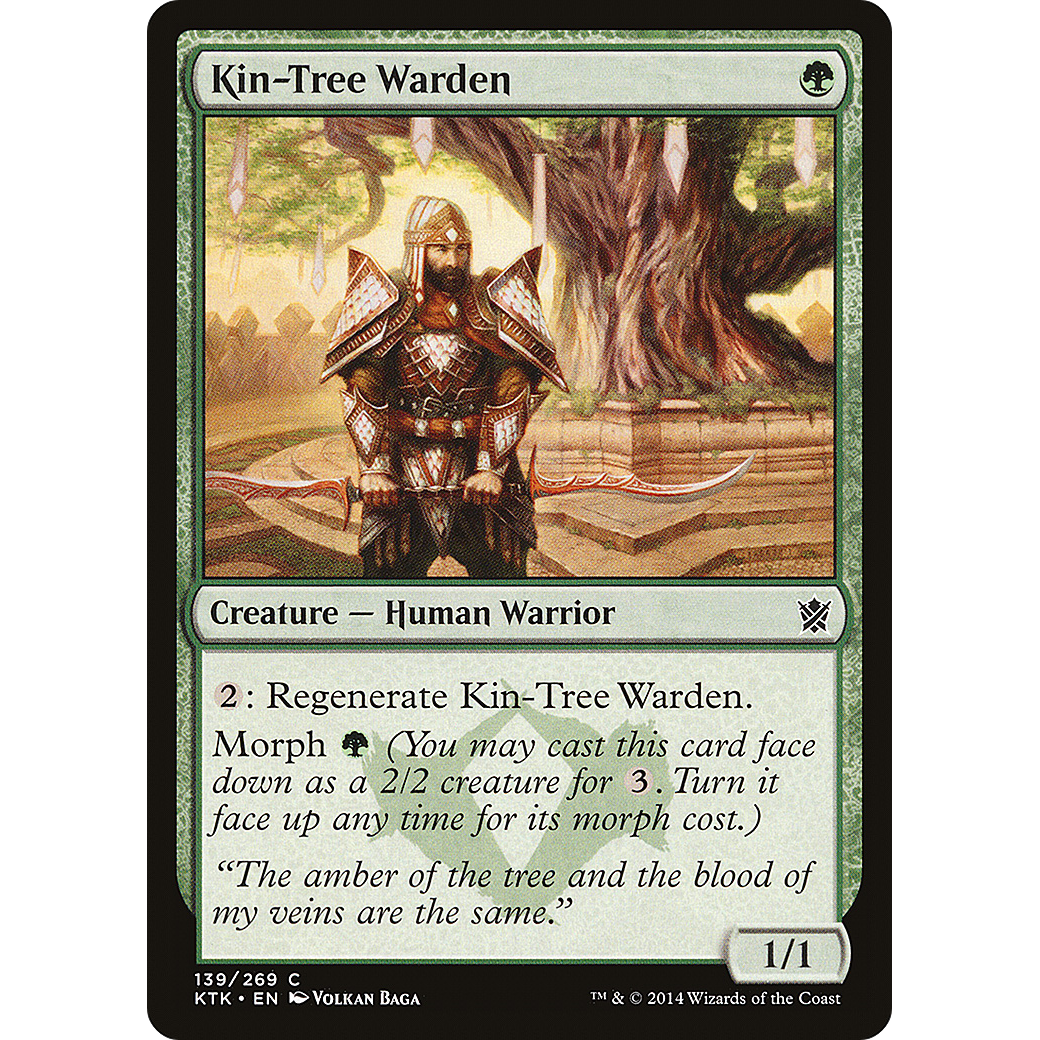 Kin-Tree Warden (KTK-139) - Khans of Tarkir