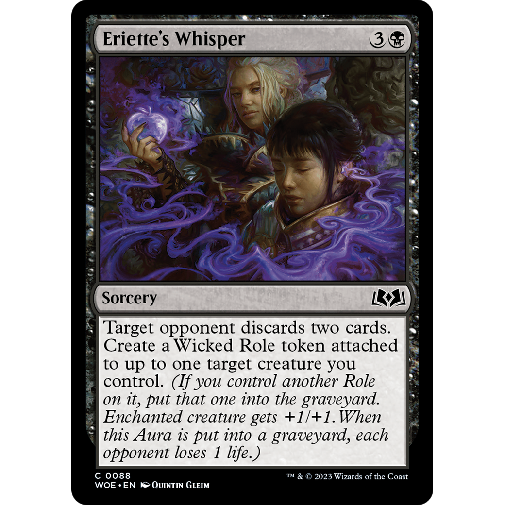 Eriette's Whisper (WOE-088) - Wilds of Eldraine