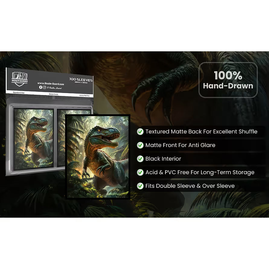 Realm Guard: Art Sleeves - Dinosaur