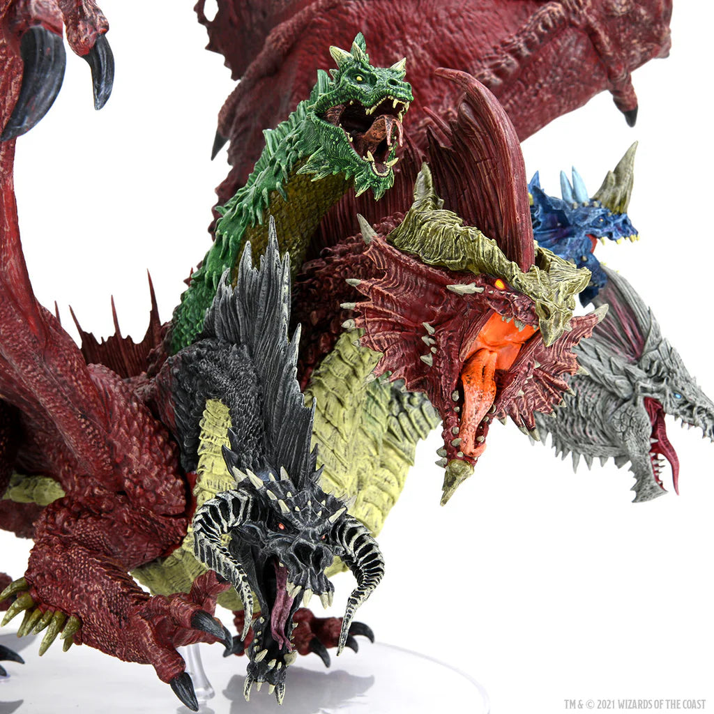 Icons of the Realms: Gargantuan Tiamat Painted Miniatures