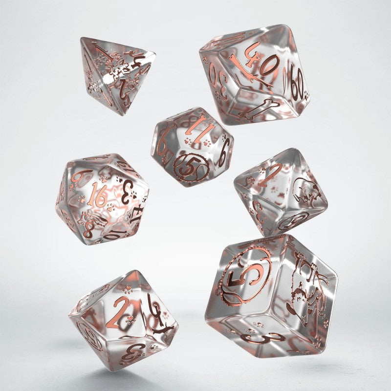 Dog: Bubbles Set of 7 Polyhedral Dice