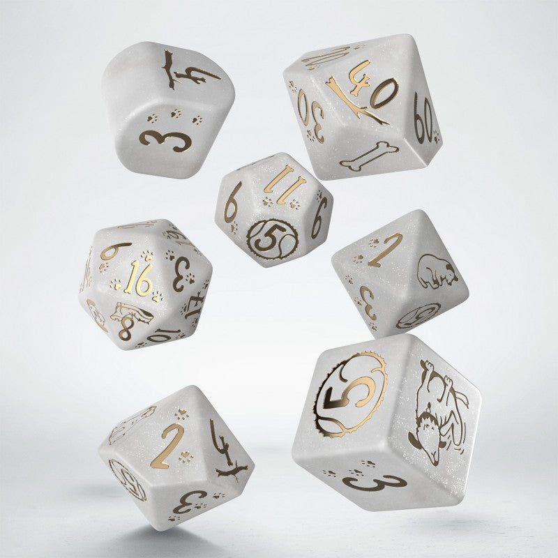 Dog: Charlie Set of 7 Polyhedral Dice