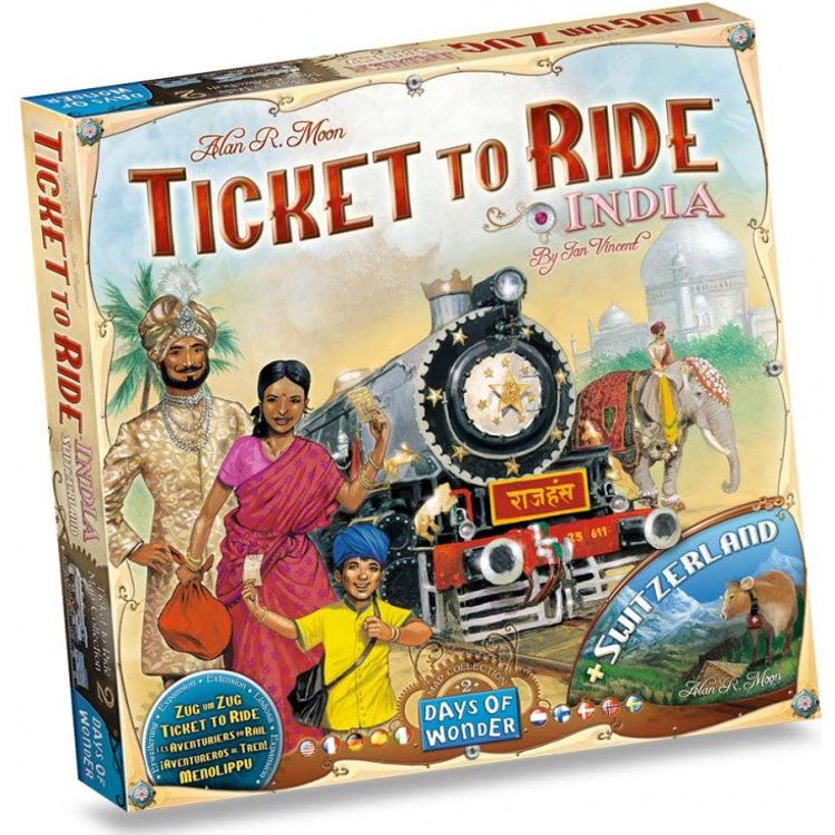 Ticket to Ride: Map Collection: Volume 2 – India & Switzerland