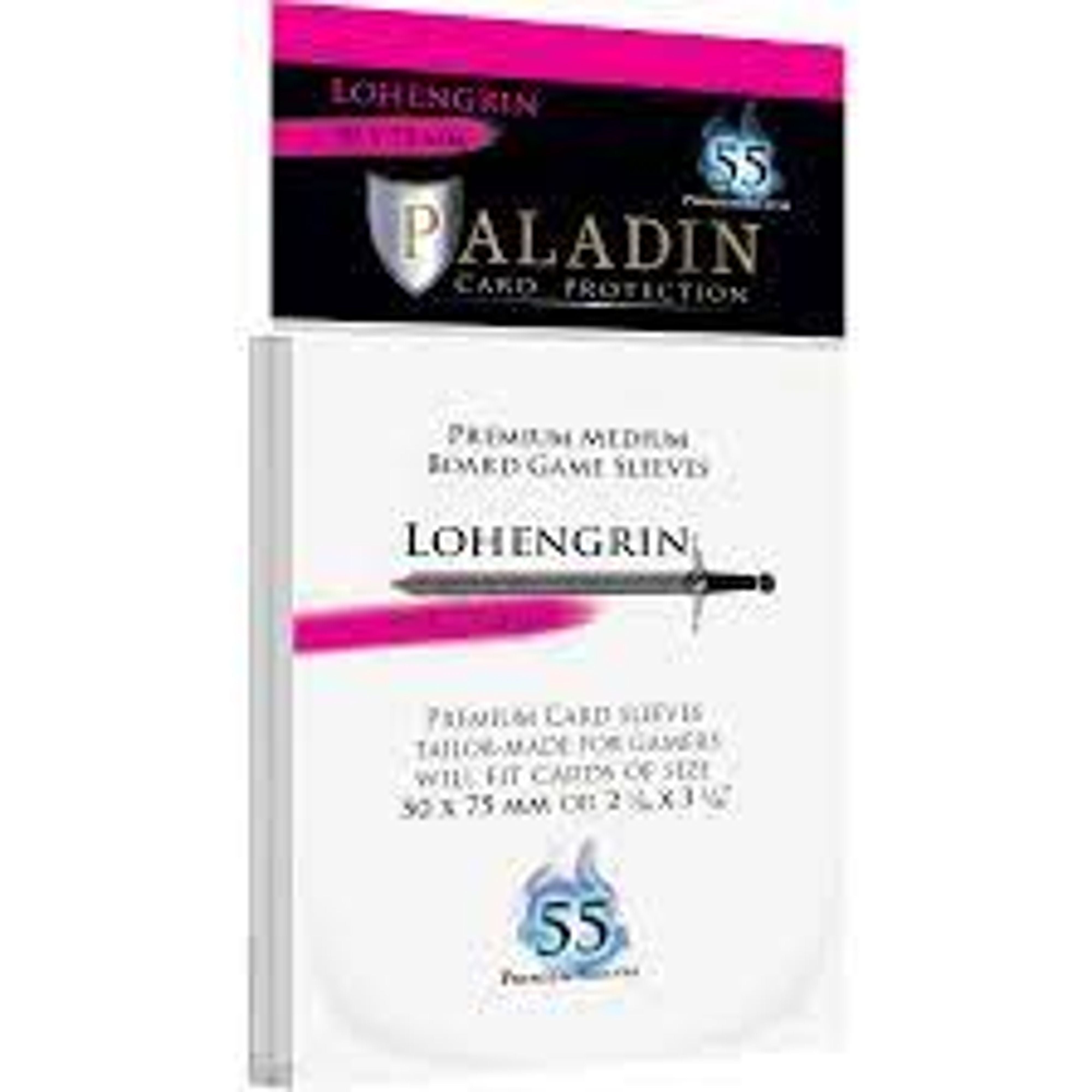 Paladin Sleeves 55ct: Lohengrin 50x75 mm