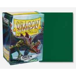 Dragon Shield Sleeves 100ct: Green Matte