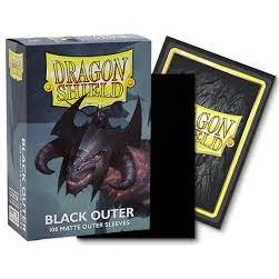 Dragon Shield 100ct Outer Sleeves: Matte Black