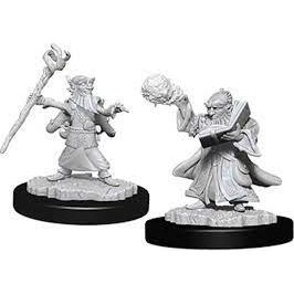 W06 Male Gnome Wizard Miniatures