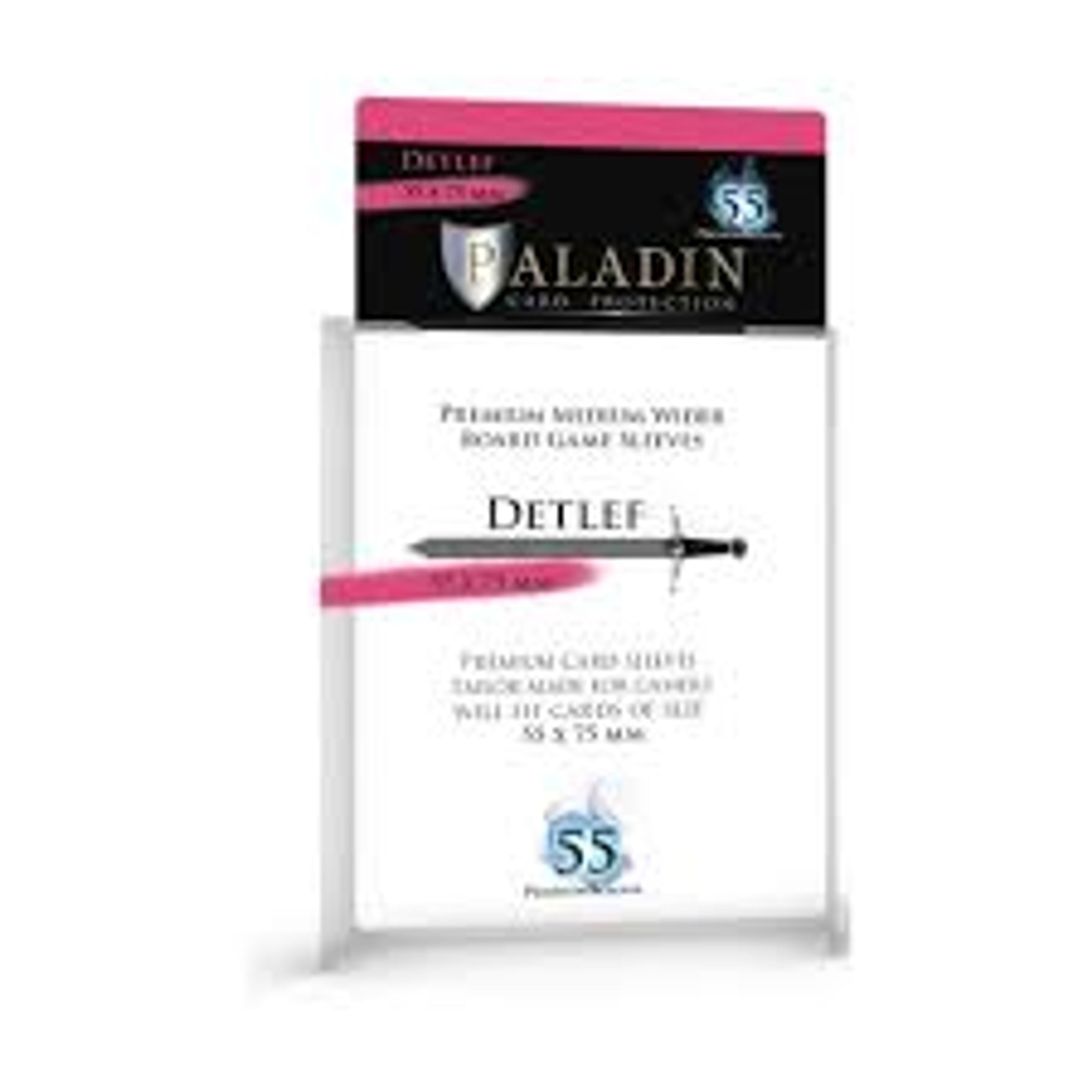 Paladin Sleeves 55ct: Detlef 55x75 mm