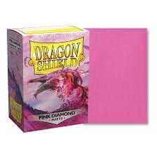 Dragon Shield 100ct Sleeves: Pink Diamond Matte