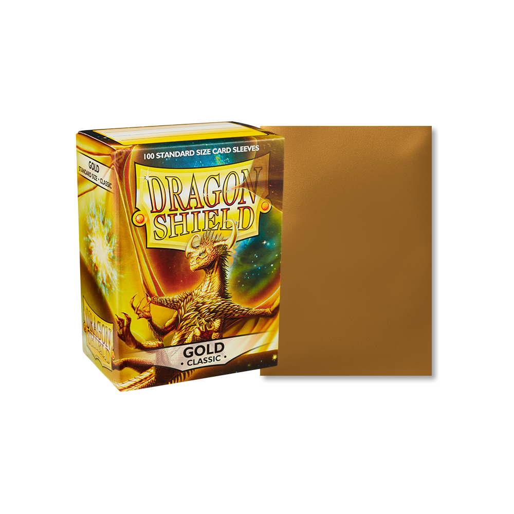 Dragon Shield 100ct Sleeves: Gold Classic