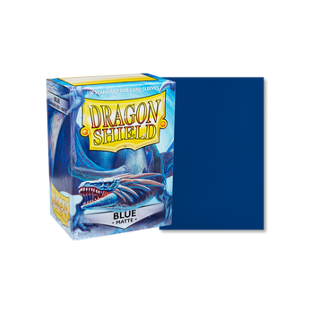 Dragon Shield: Blue Matte 100ct Sleeves