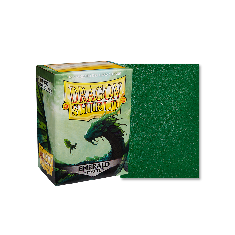 Dragon Shield 100ct Sleeves: Emerald Matte