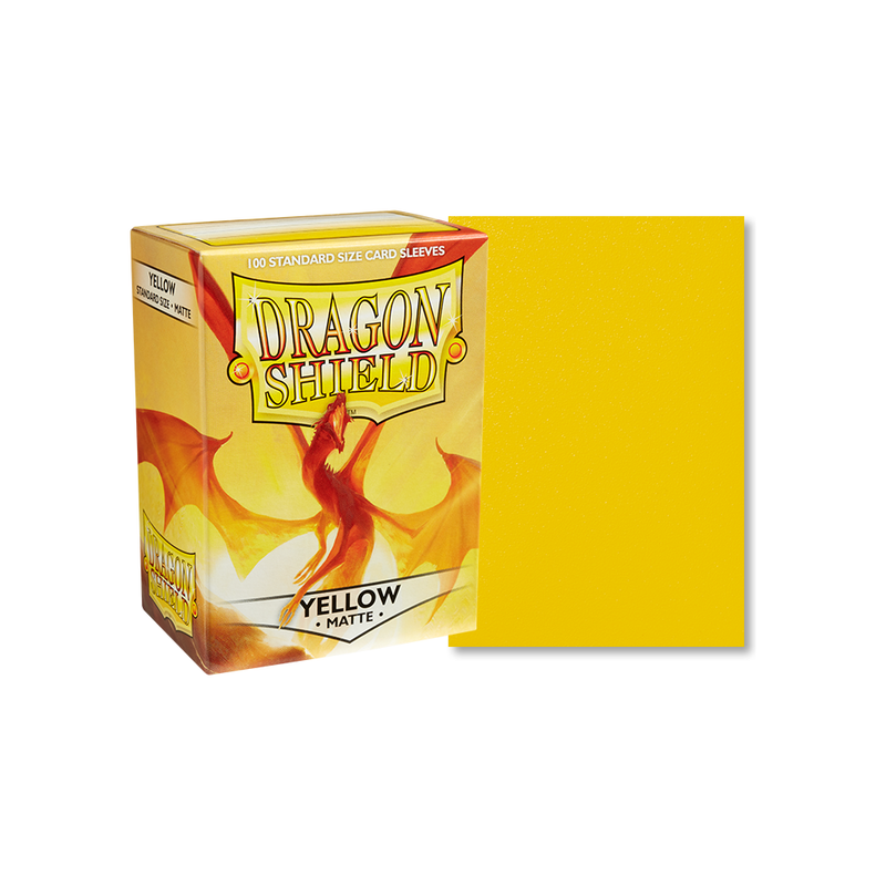 Dragon Shield Sleeves 100ct: Yellow Matte