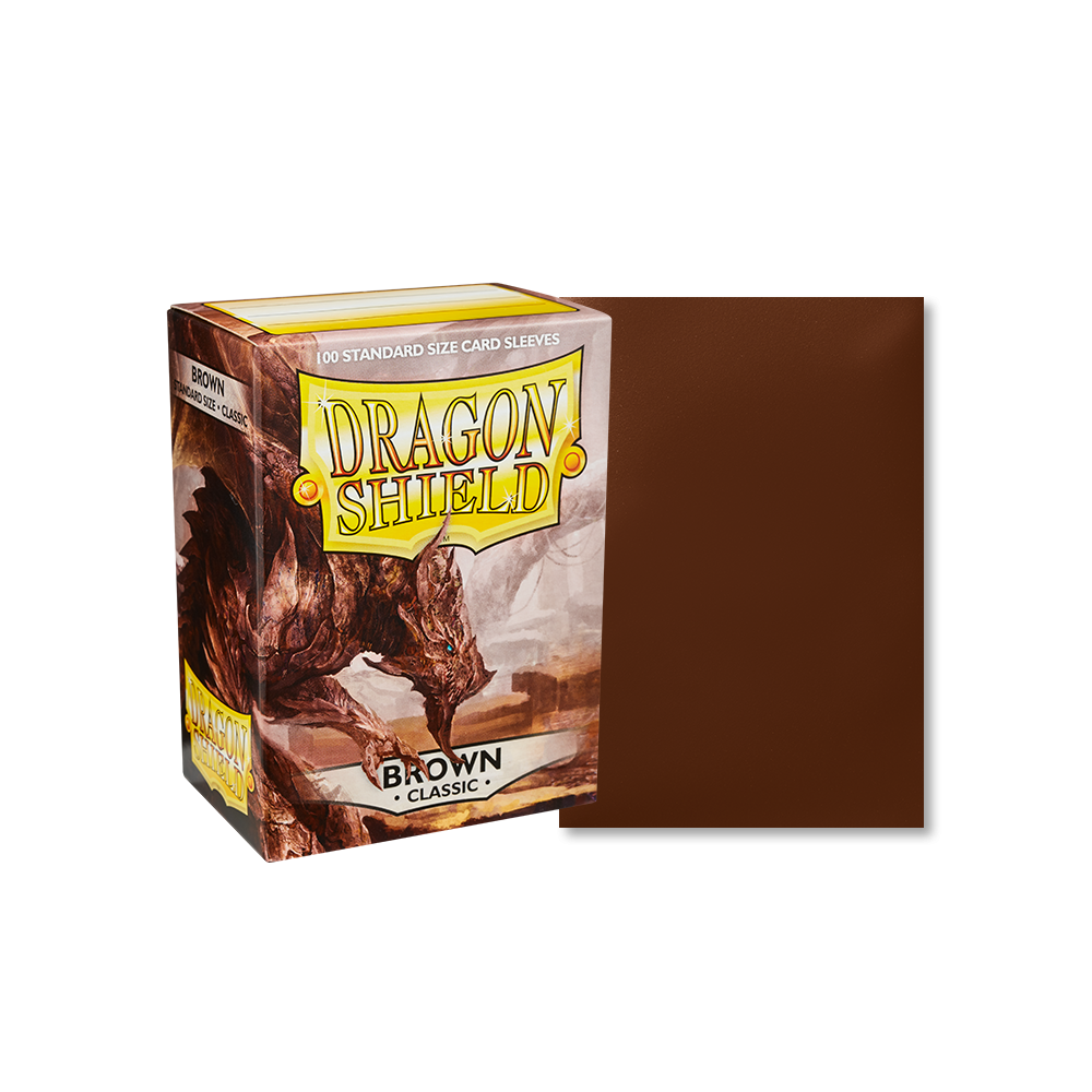 Dragon Shield 100ct Sleeves: Brown Classic