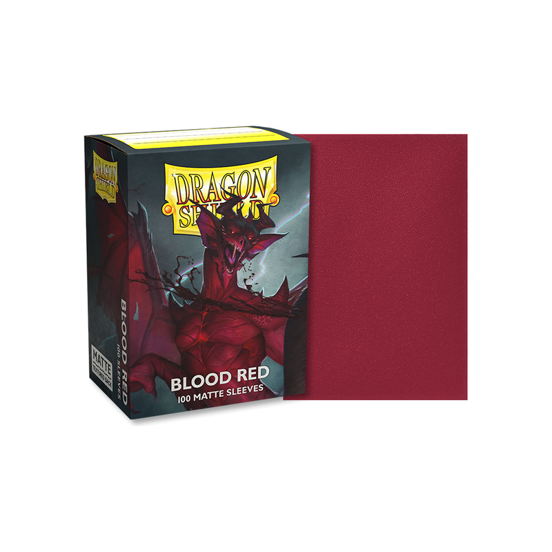 Dragon Shield Sleeves 100ct: Blood Red Matte