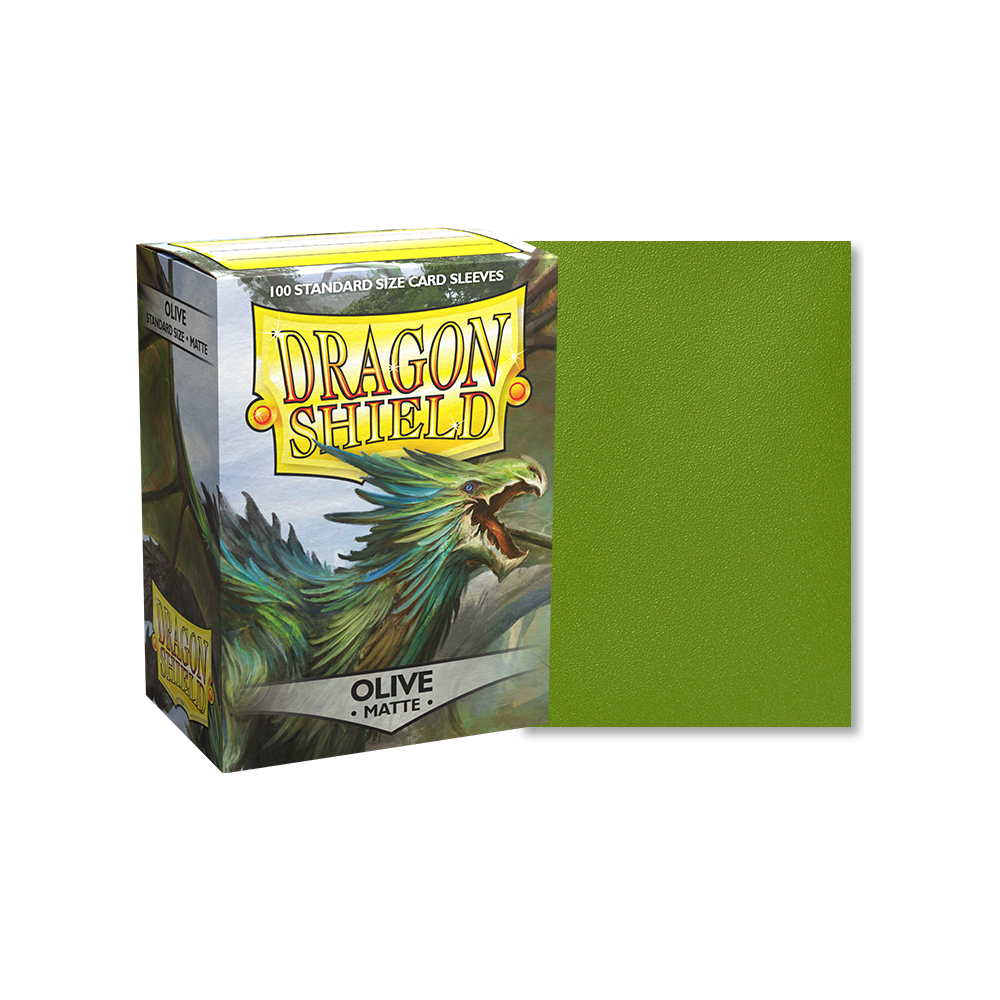 Dragon Shield 100ct Sleeves: Olive Matte