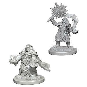 W04 Female Dwarf Cleric Miniatures