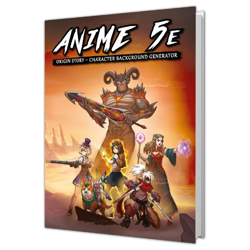 Anime 5E: Origin Story - Character Background Generator