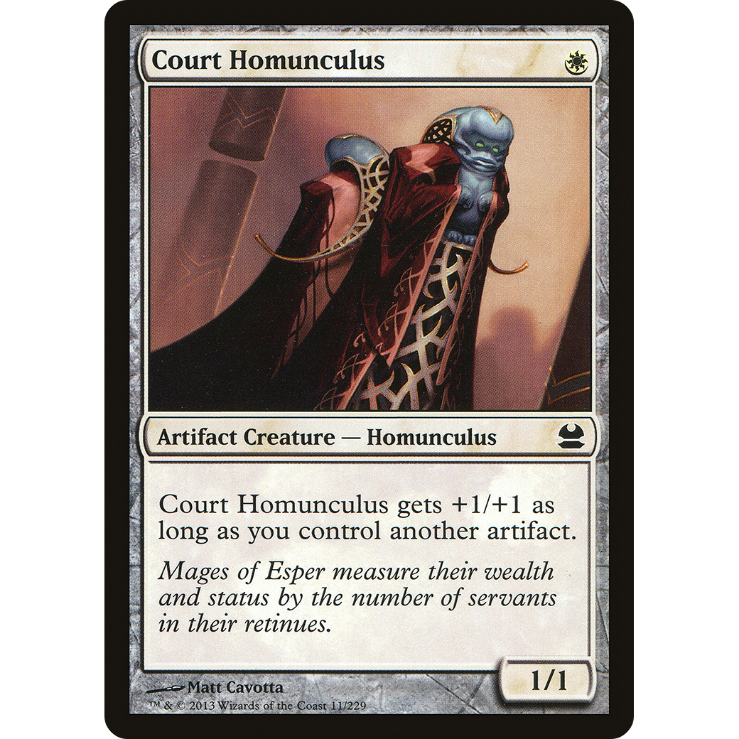 Court Homunculus (MMA-011) - Modern Masters Foil