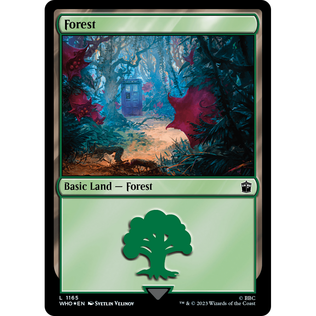 Forest (1165) (Surge Foil) (WHO-1165) - Doctor Who Foil