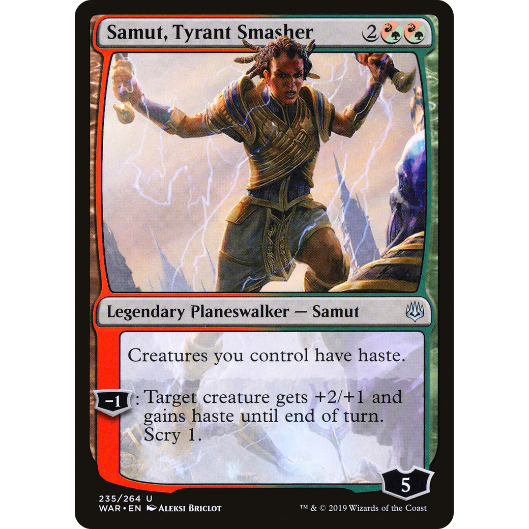 Samut, Tyrant Smasher (WAR-235) - War of the Spark Foil