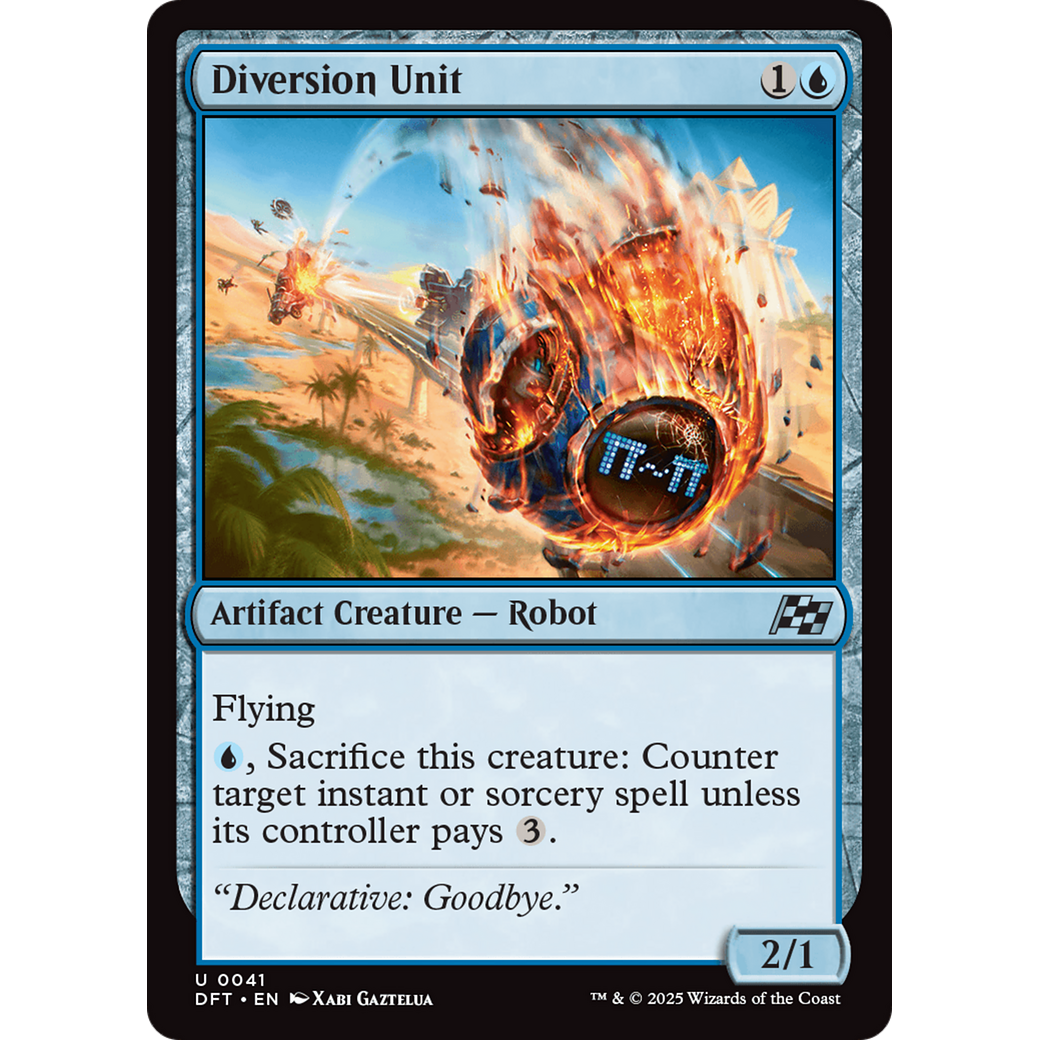 Diversion Unit (DFT-041) - Aetherdrift Foil