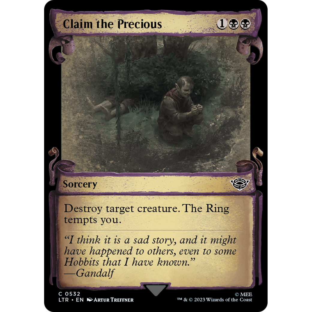 Claim the Precious (LTR-532) - The Lord of the Rings: Tales of Middle-earth: (Showcase) Foil