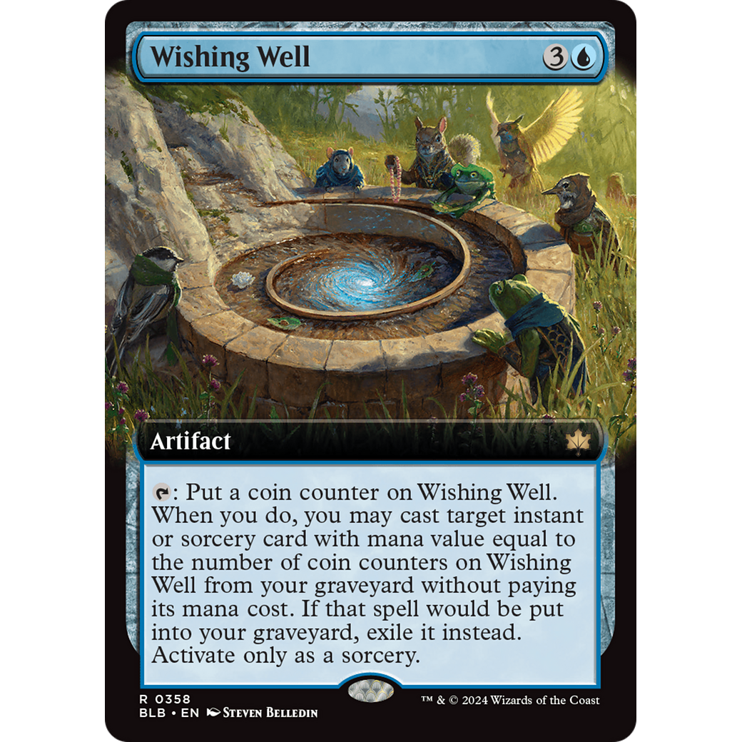 Wishing Well (BLB-358) - Bloomburrow: (Extended Art) Foil