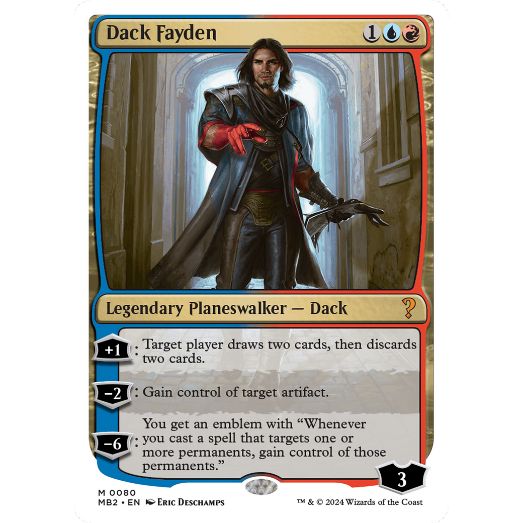 Dack Fayden (White Border) (MB2-080) - Mystery Booster 2