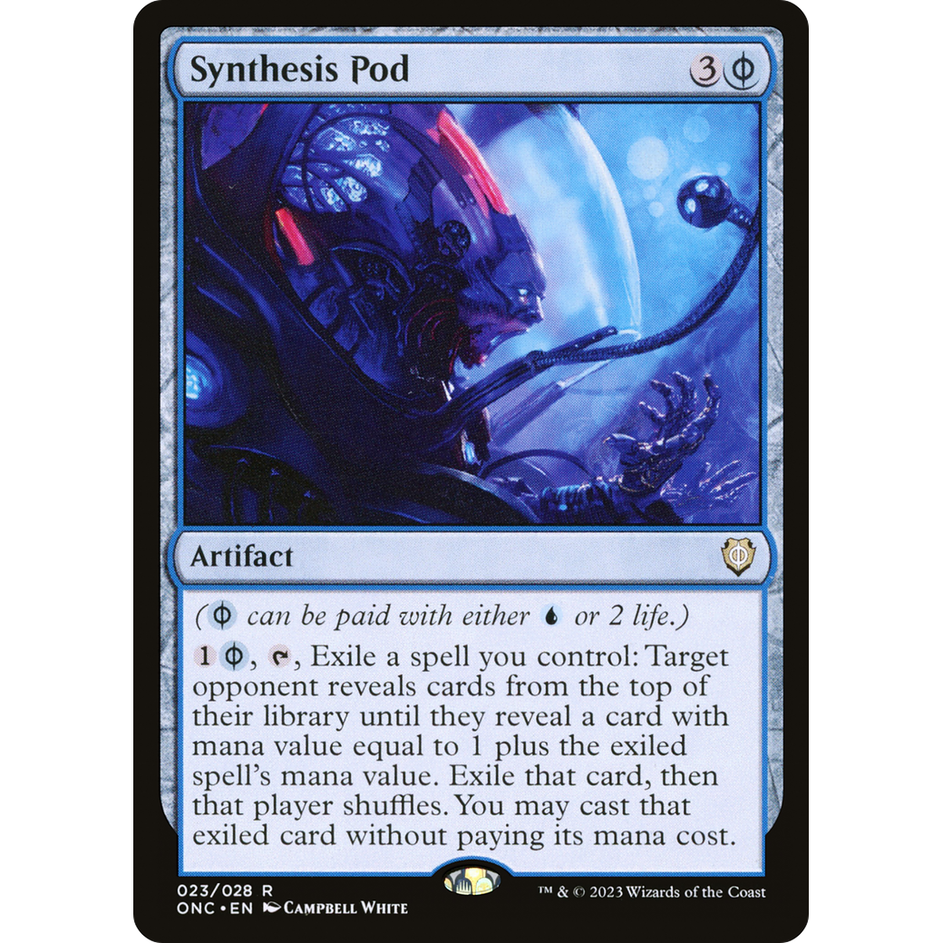 Synthesis Pod (ONC-023) - Phyrexia: All Will Be One Commander Foil