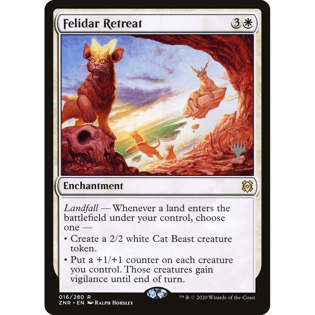 Felidar Retreat (PPZNR-016) - Zendikar Rising Promos Foil