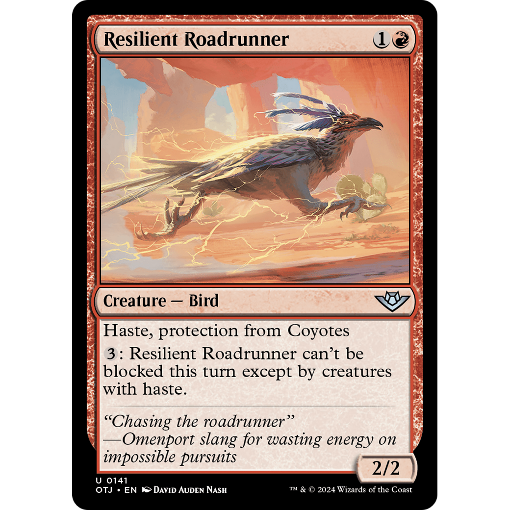 Resilient Roadrunner (OTJ-141) - Outlaws of Thunder Junction